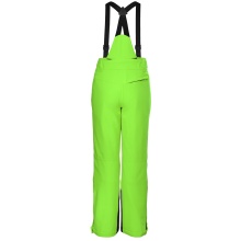 Killtec Winter Ski Pants KSW 79 (waterproof, breathable, PFC-free, snow guard, edge protection) neon green Kids